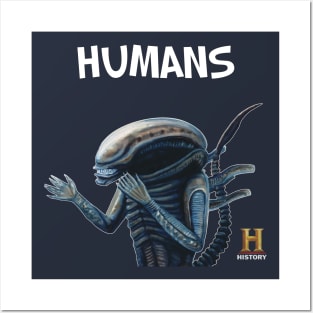 Funny Xenomorph Guy Posters and Art